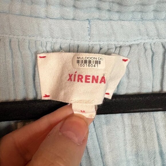 Xirena Chelsea Gauze Lola dress light blue - Picture 4 of 7